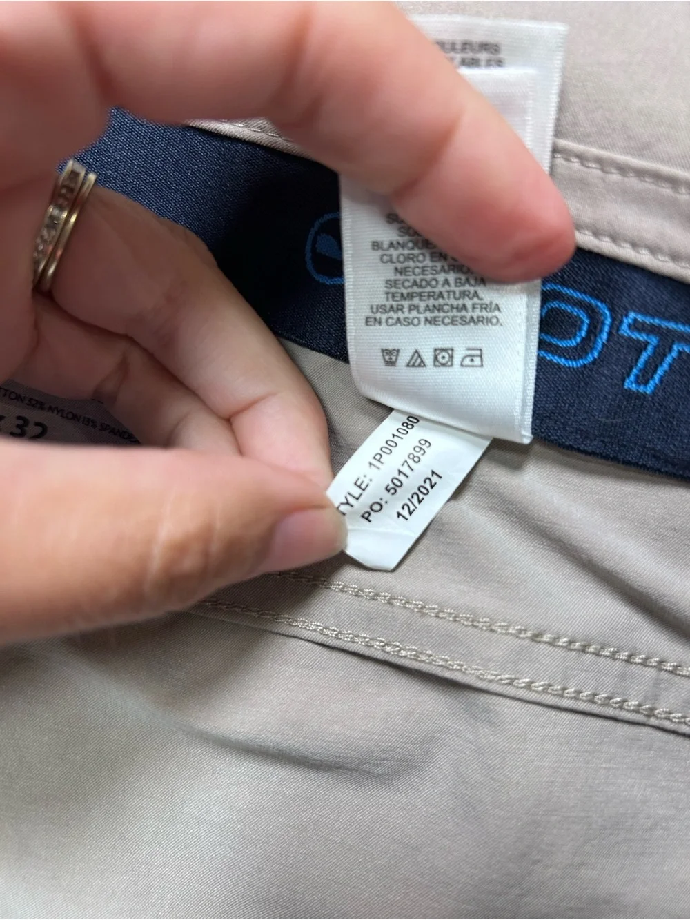 Vineyard Vines men’s performance on the go 5 pocket pants khaki size 38x32